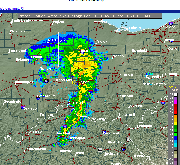 Interactive Hail Maps Hail Map for Troy, OH