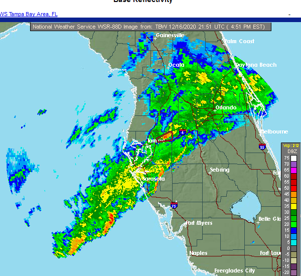 Interactive Hail Maps Hail Map for Kathleen, FL