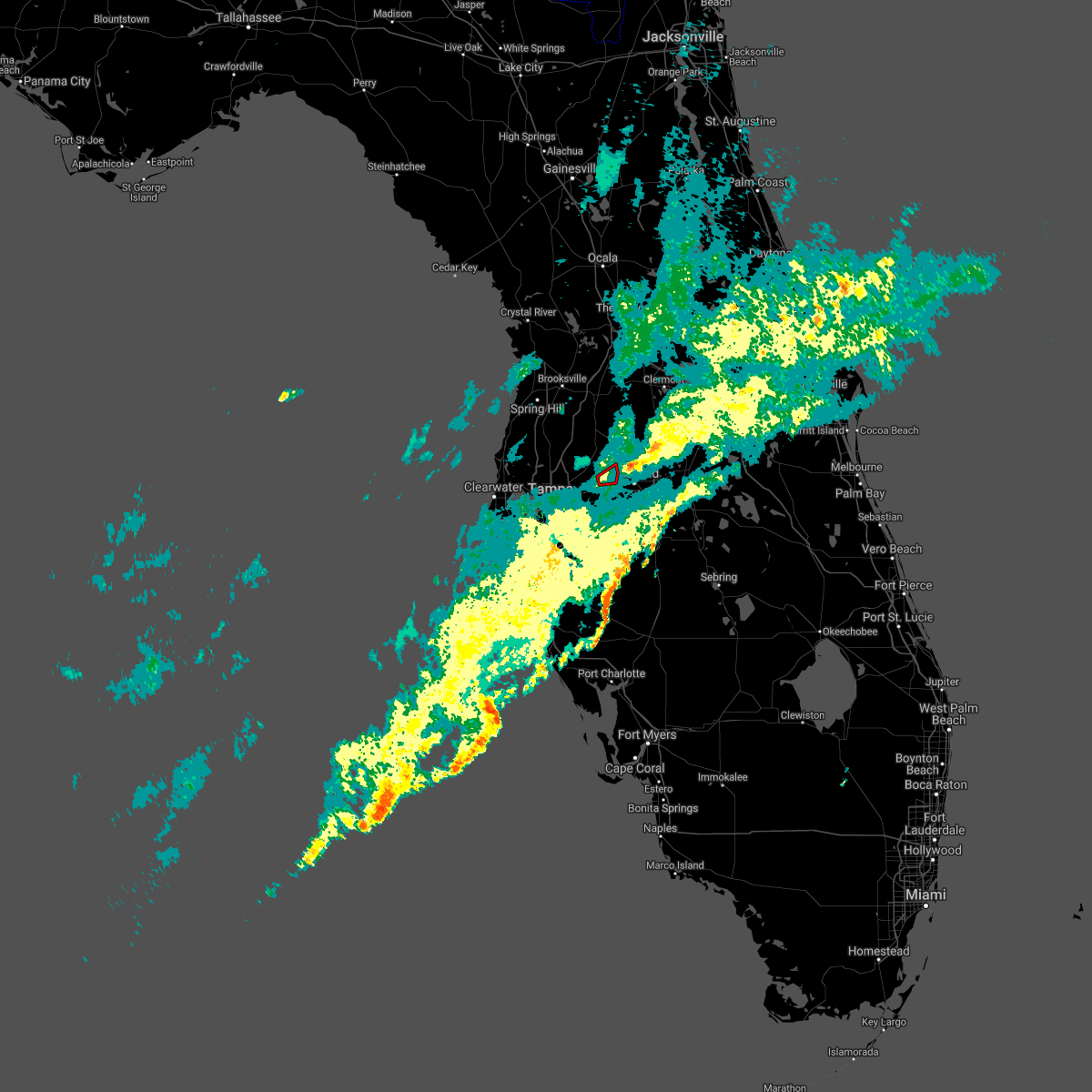 Interactive Hail Maps Hail Map for Kathleen, FL