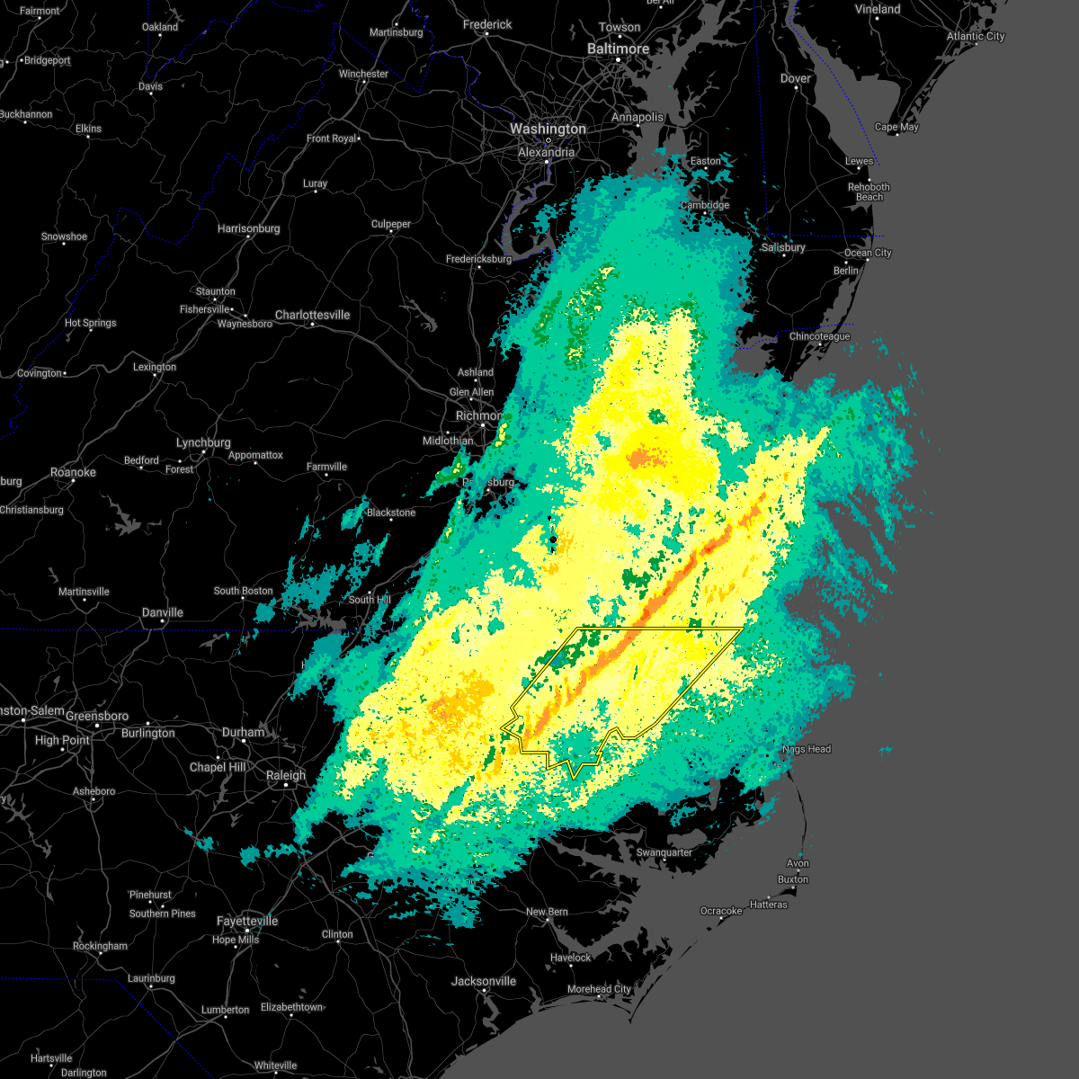Interactive Hail Maps Hail Map for Aulander, NC