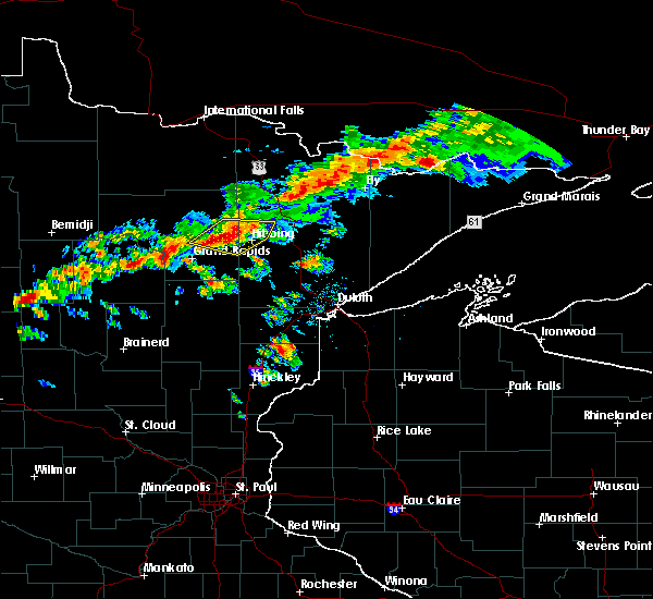 Interactive Hail Maps Hail Map for Ely, MN