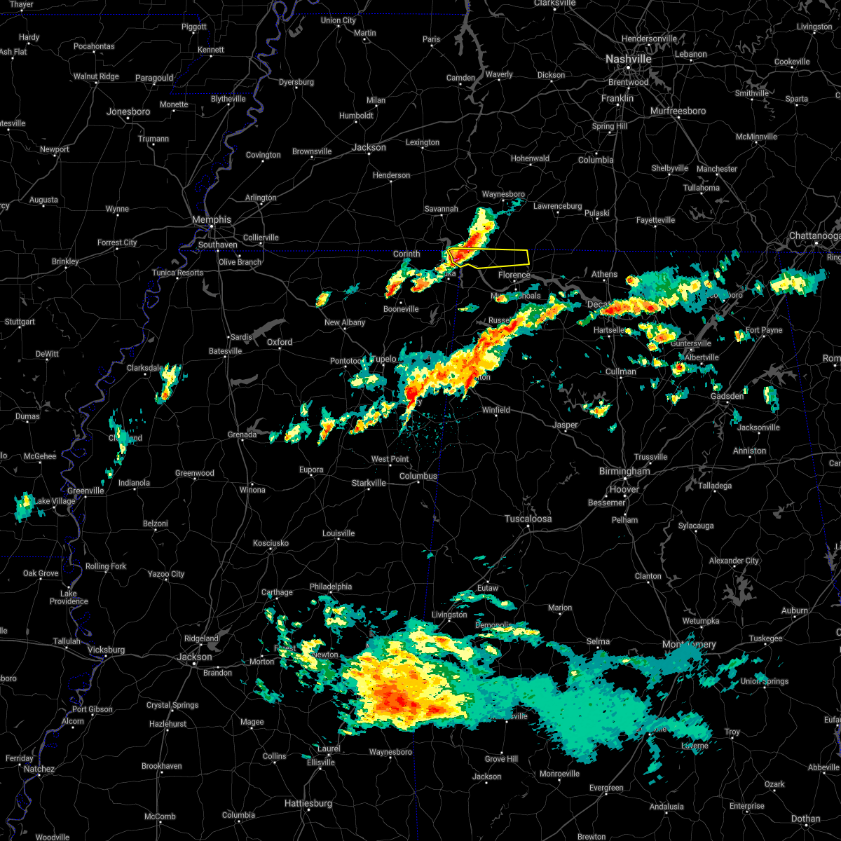 Interactive Hail Maps Hail Map for Waterloo, AL
