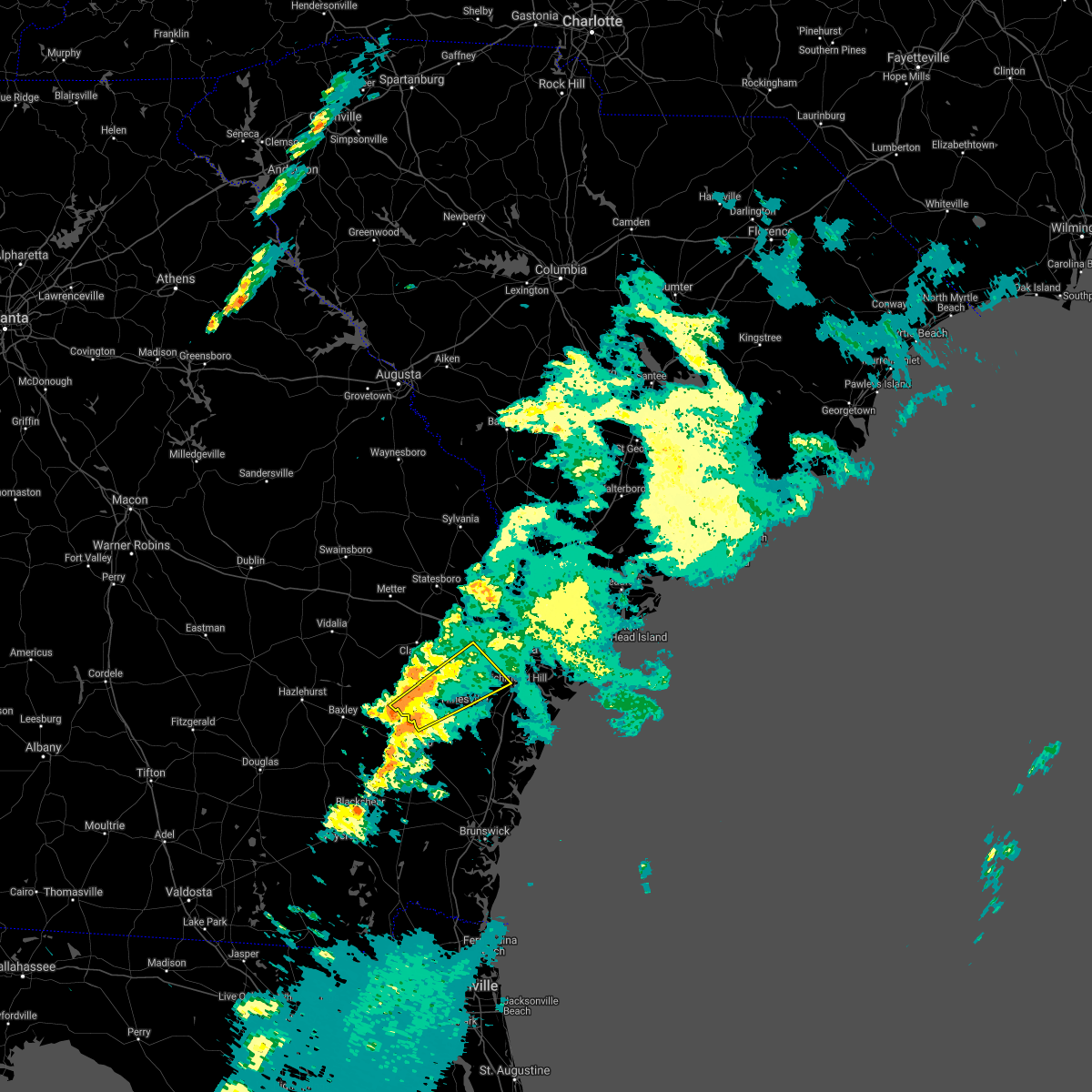 Interactive Hail Maps Hail Map for Glennville, GA