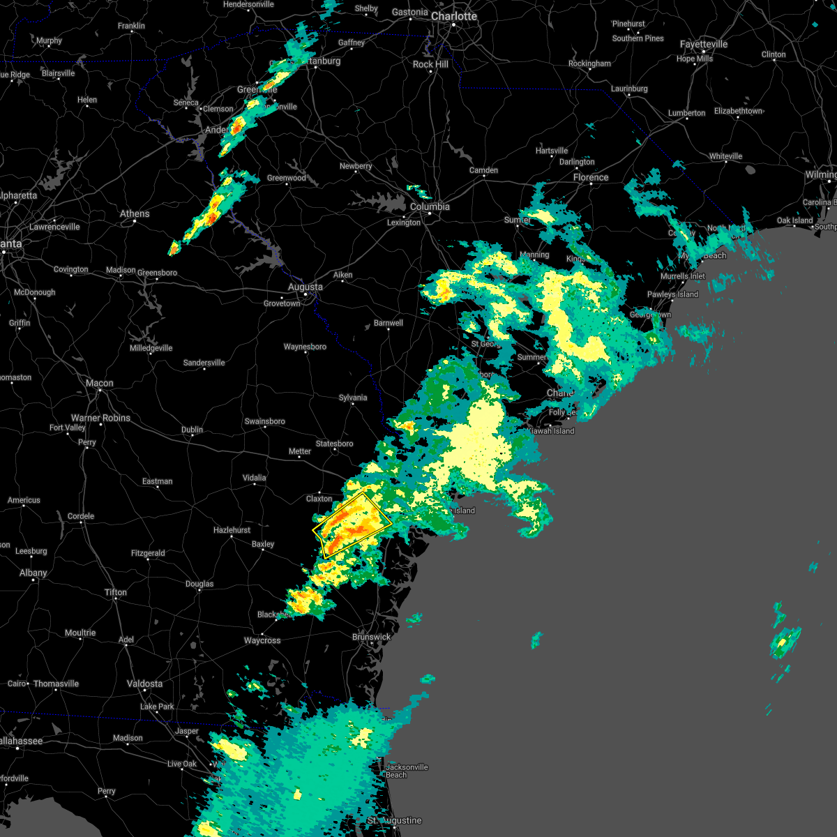 Interactive Hail Maps Hail Map for Glennville, GA