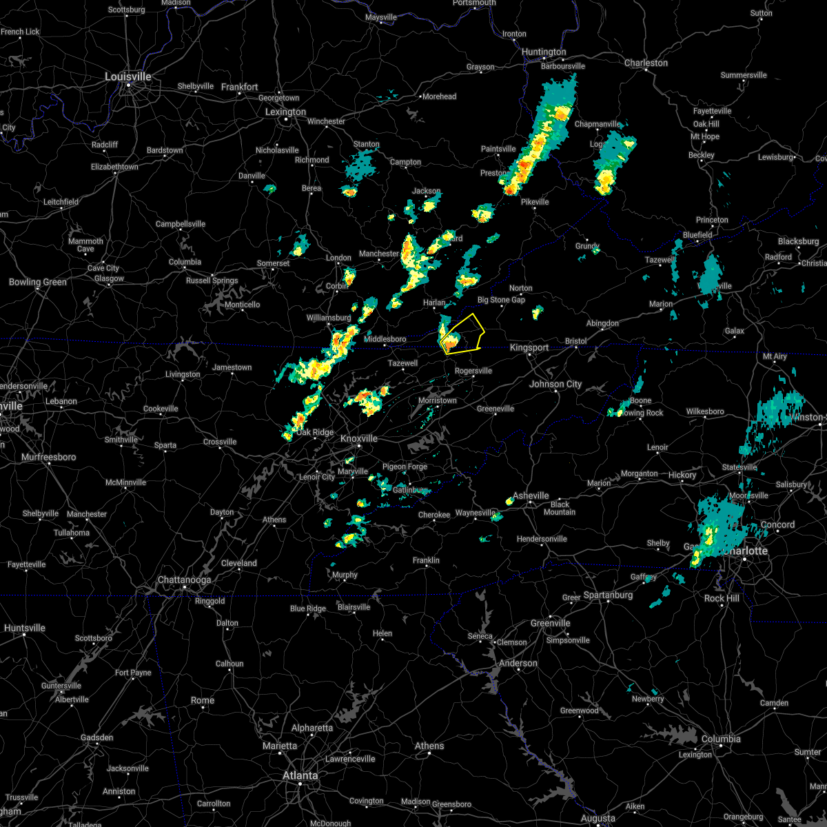 Interactive Hail Maps Hail Map for Pennington Gap, VA