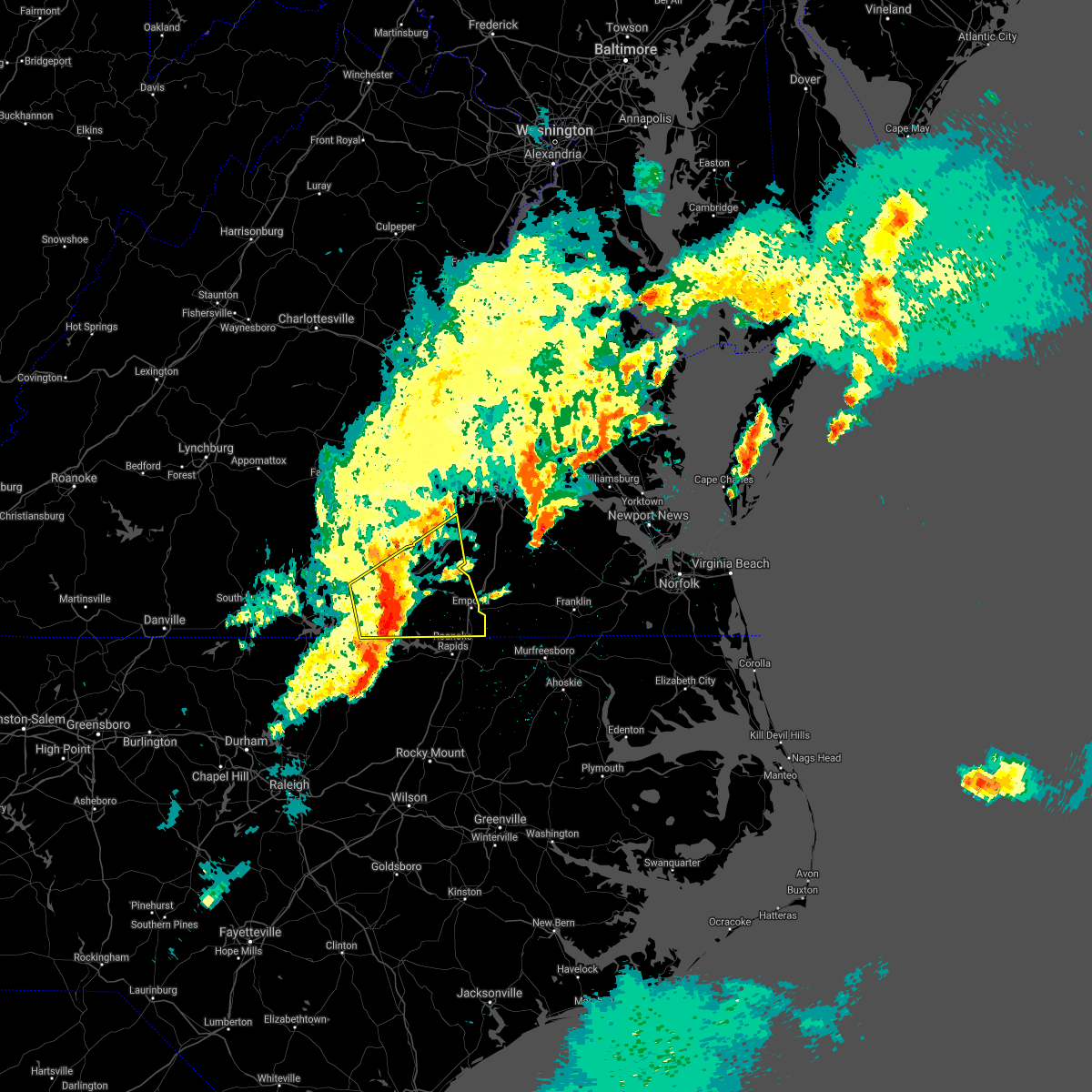 Interactive Hail Maps Hail Map for Lawrenceville, VA
