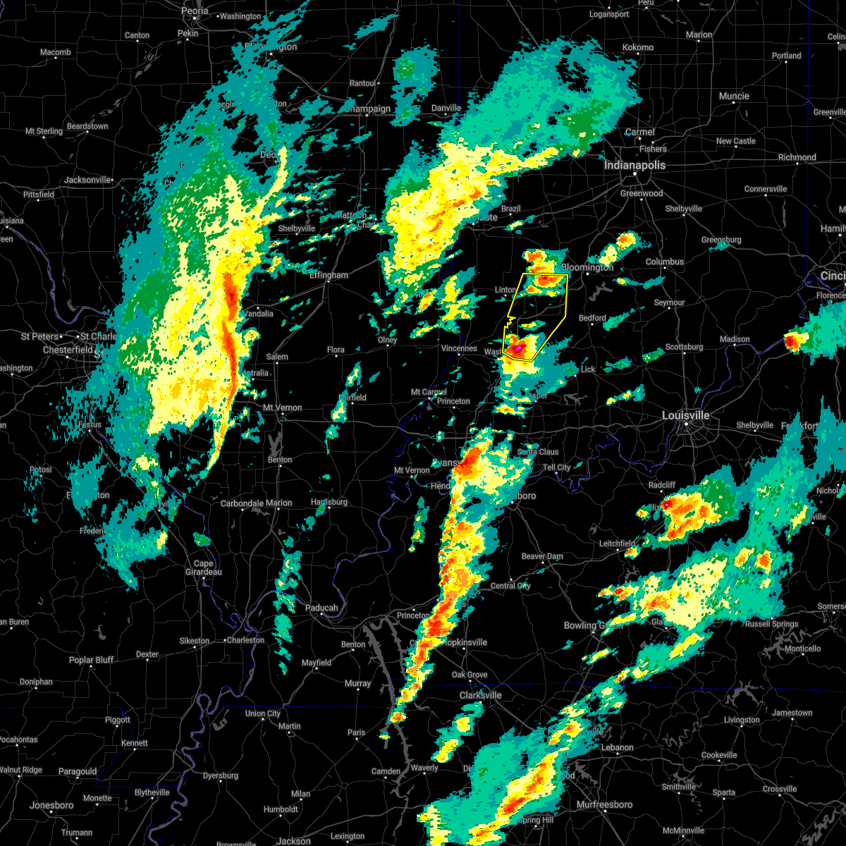Interactive Hail Maps Hail Map for Crane, IN