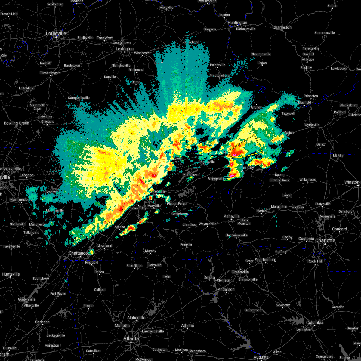 Interactive Hail Maps Hail Map for er City, VA