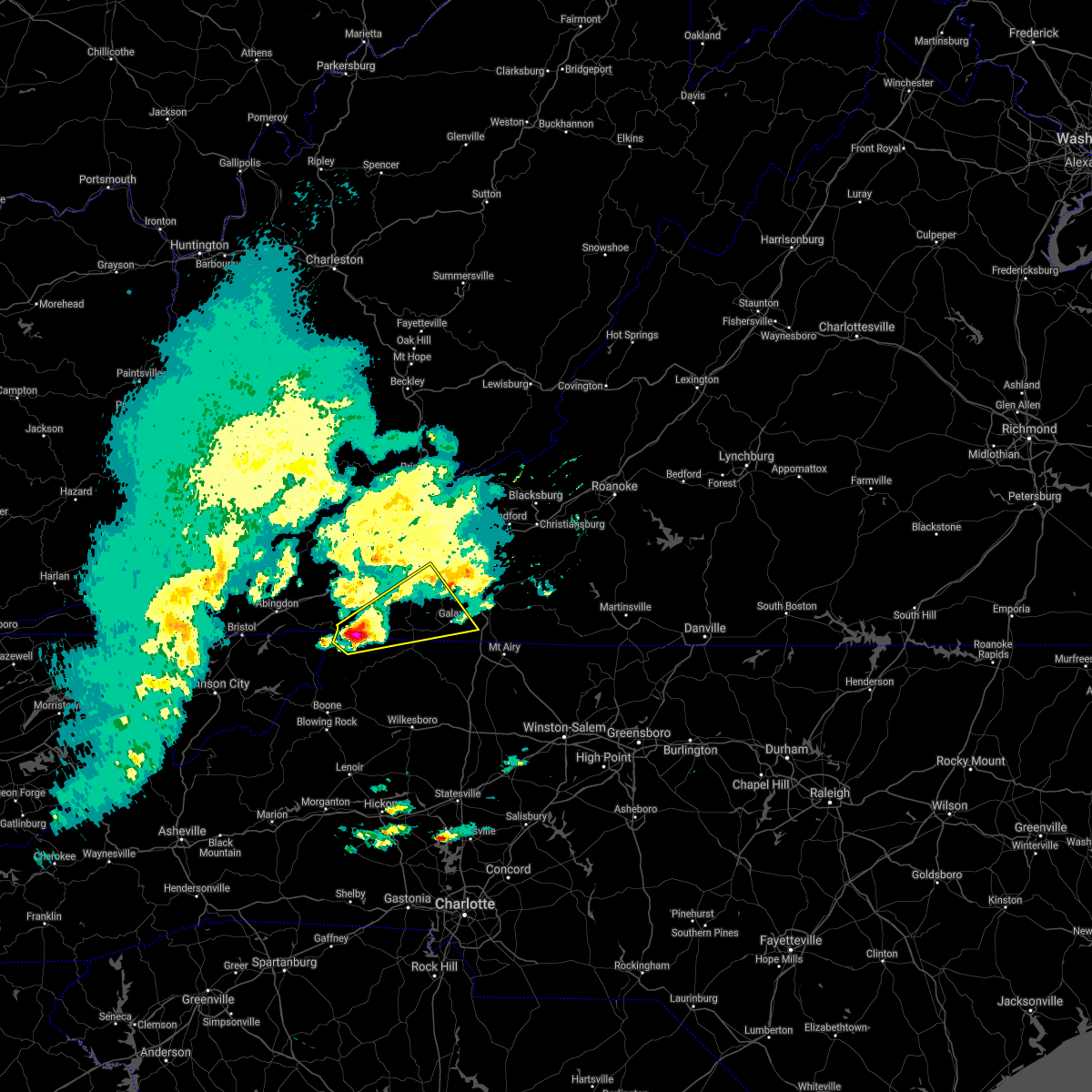 Interactive Hail Maps Hail Map for Sugar Grove, VA
