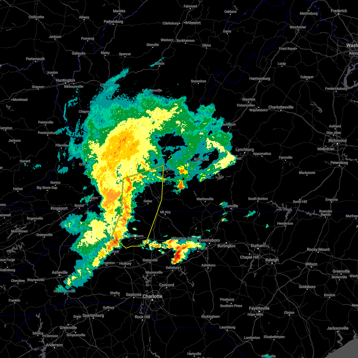 Interactive Hail Maps Hail Map for Sugar Grove, VA