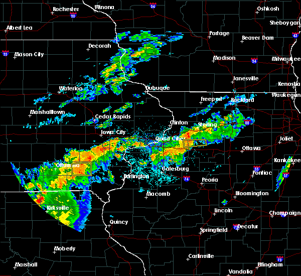 Interactive Hail Maps Hail Map for Fairfield, IA