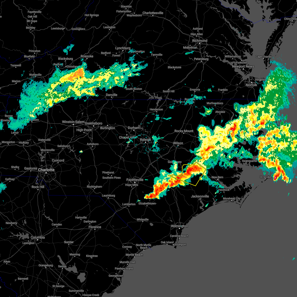 Interactive Hail Maps Hail Map for La Grange, NC
