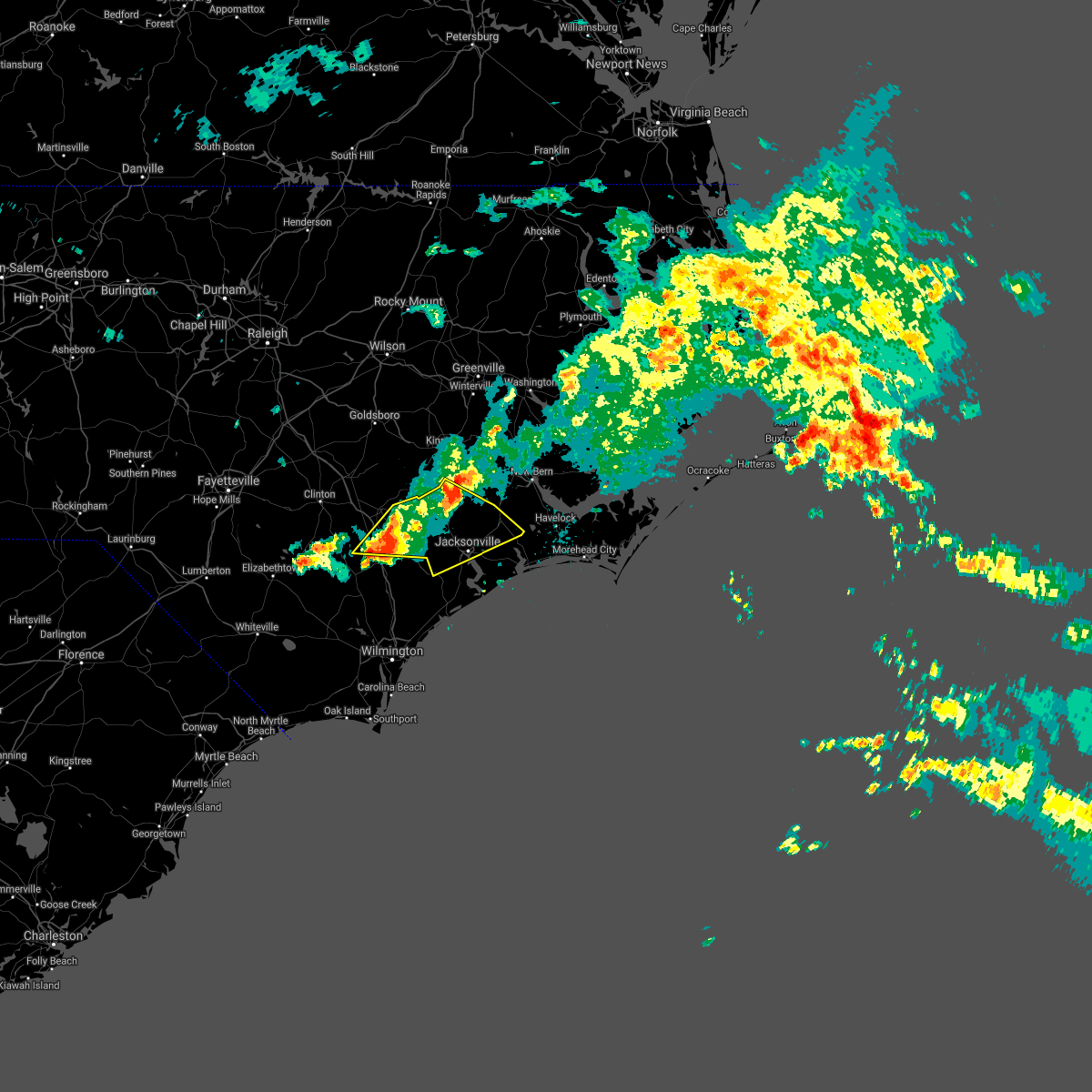 Interactive Hail Maps Hail Map for Rose Hill, NC