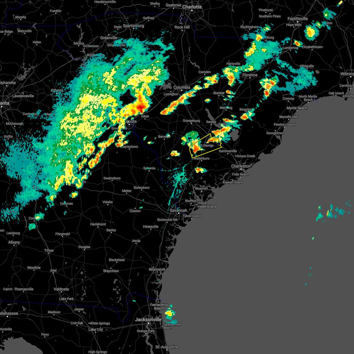 Interactive Hail Maps Hail Map for Reevesville, SC