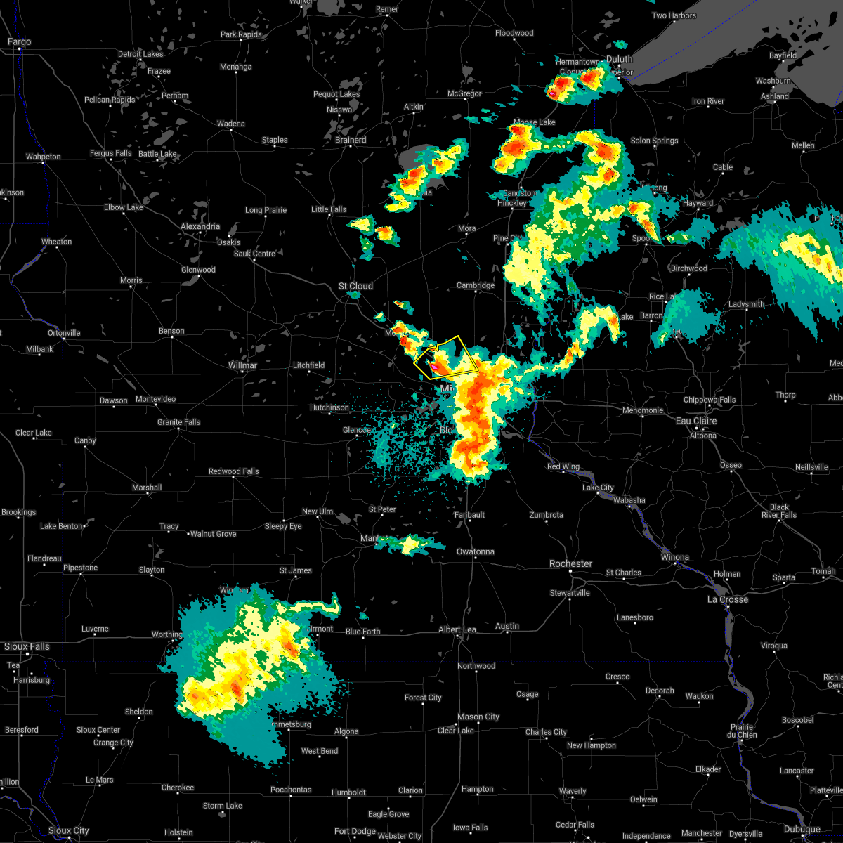 Hail Map for Andover, MN Interactive Hail Maps