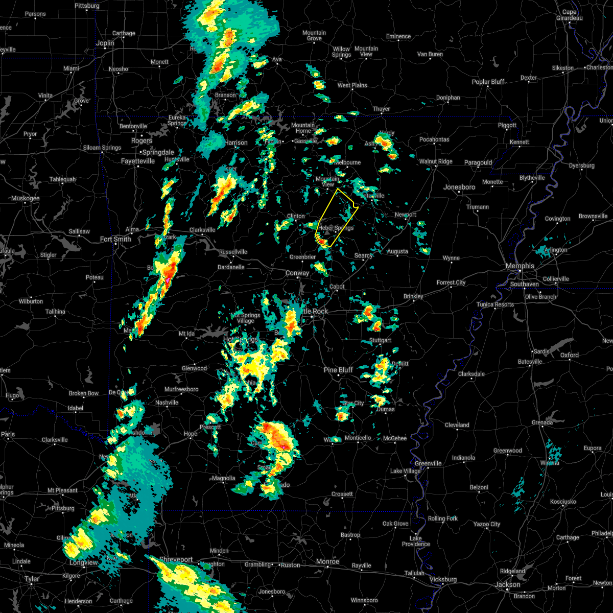 Interactive Hail Maps Hail Map for Concord, AR