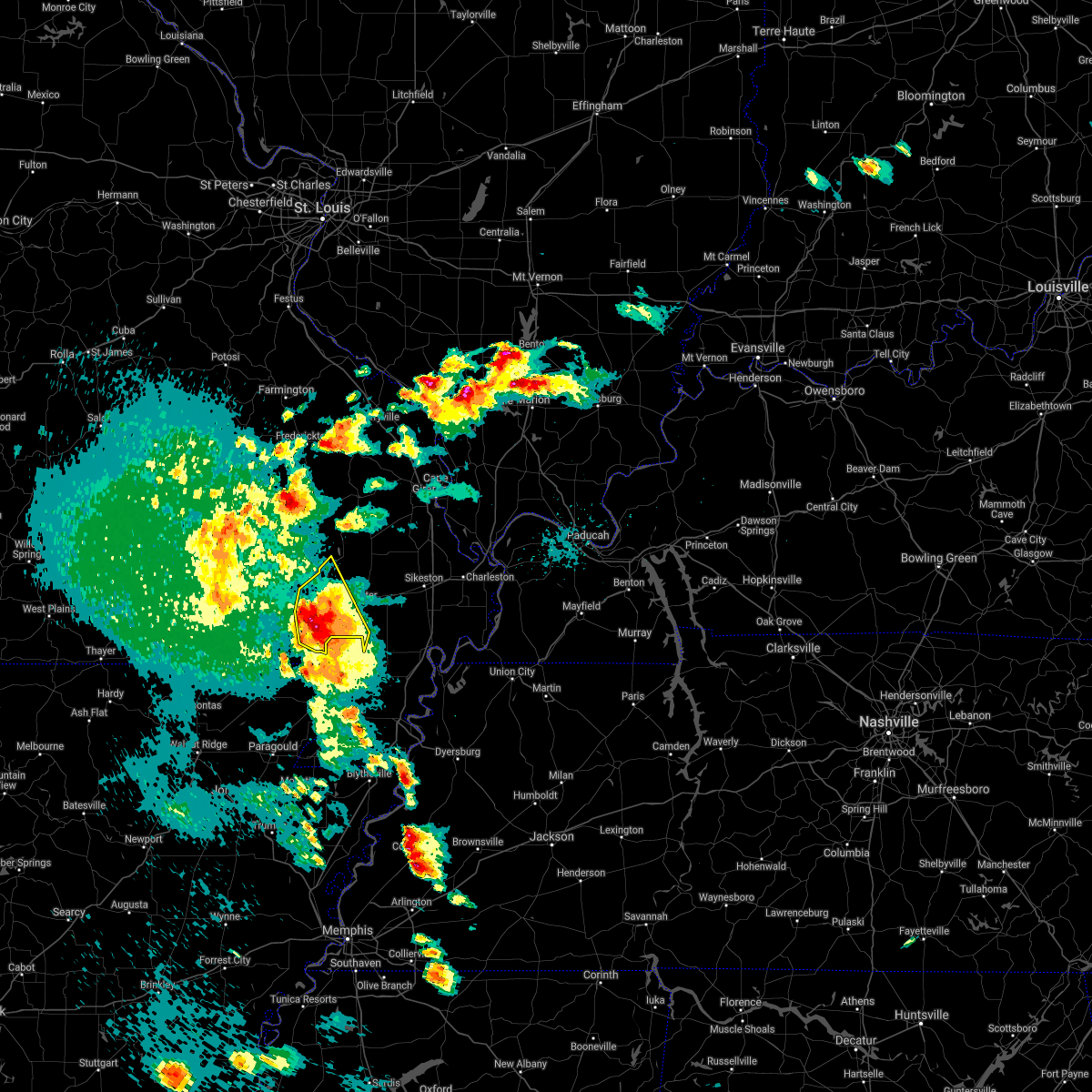 Interactive Hail Maps Hail Map for Dudley, MO