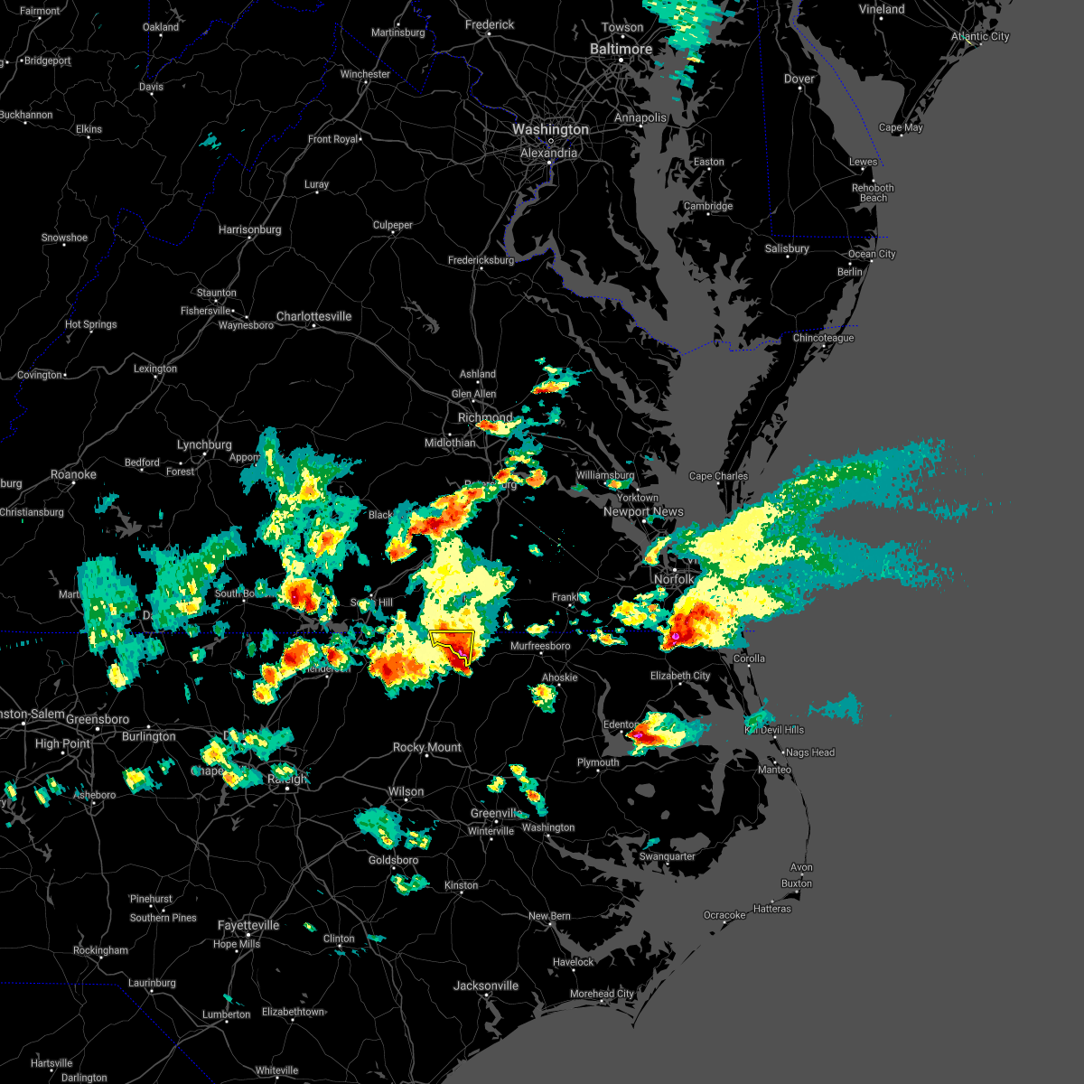Interactive Hail Maps Hail Map for Garysburg, NC