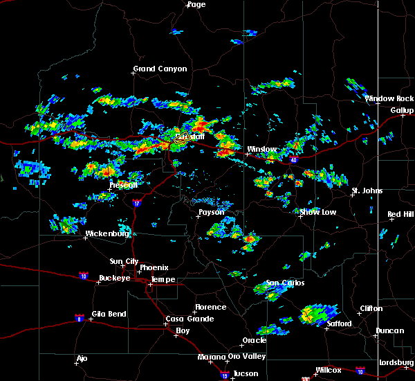 Interactive Hail Maps Hail Map for Winslow, AZ