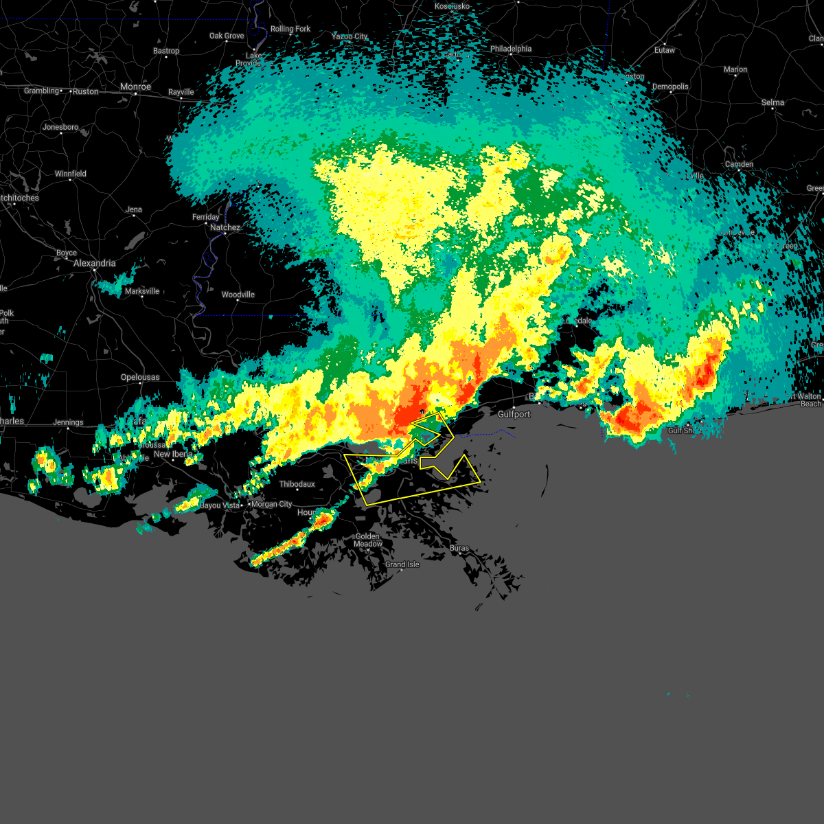 Interactive Hail Maps Hail Map for Destrehan, LA