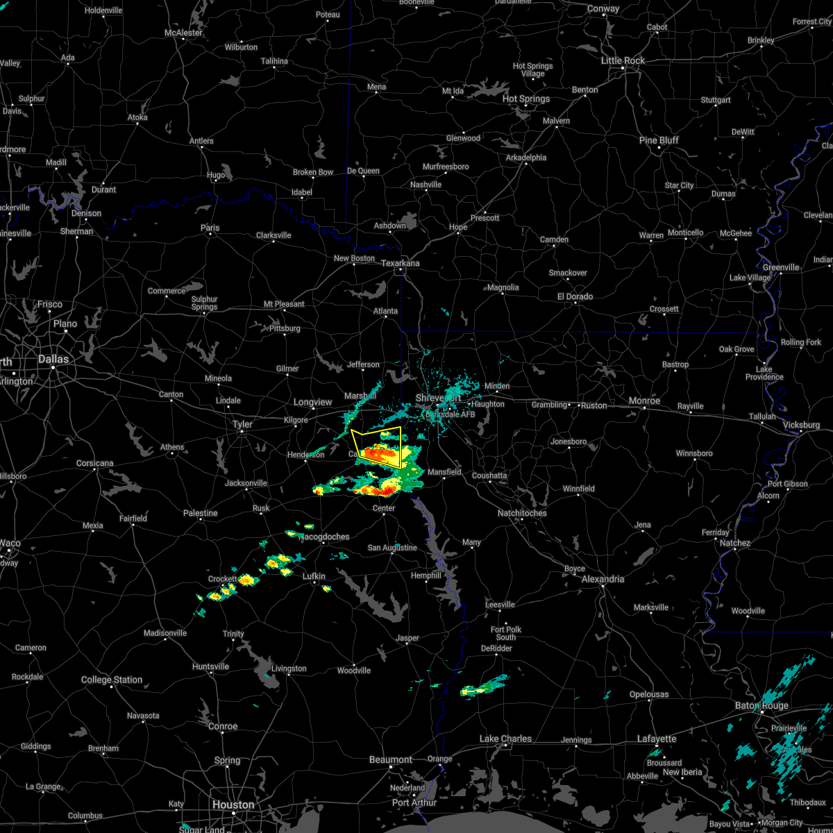Interactive Hail Maps Hail Map for Carthage, TX