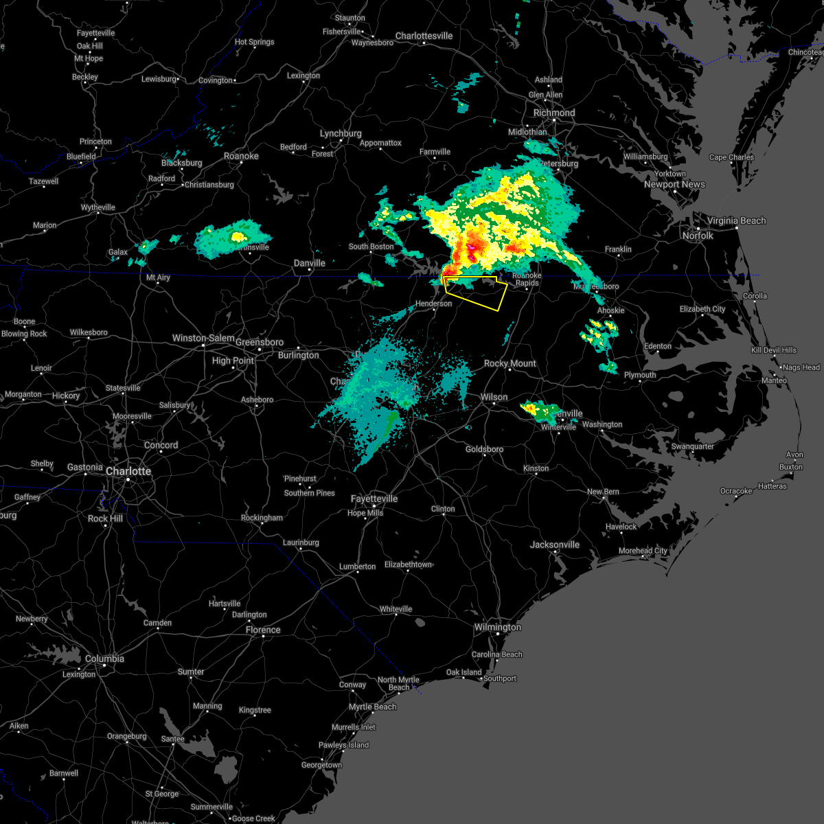 Interactive Hail Maps Hail Map for Norlina, NC