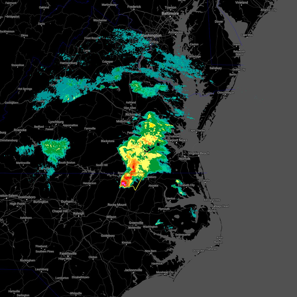 Interactive Hail Maps Hail Map for Garysburg, NC
