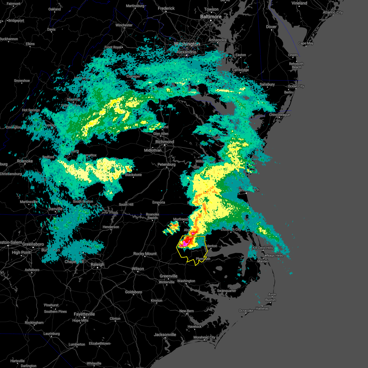 Interactive Hail Maps Hail Map for Aulander, NC
