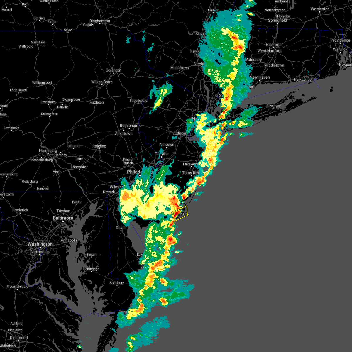 Interactive Hail Maps Hail Map for Absecon, NJ
