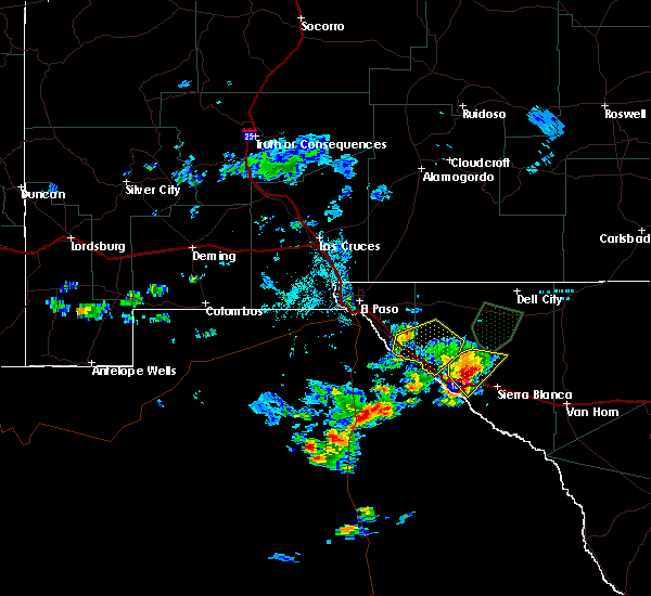 Interactive Hail Maps Hail Map for Sierra Blanca, TX