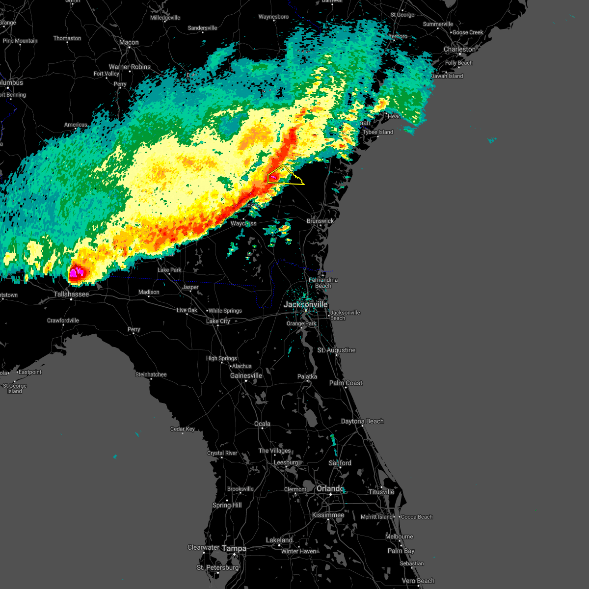 Interactive Hail Maps Hail Map for Odum, GA