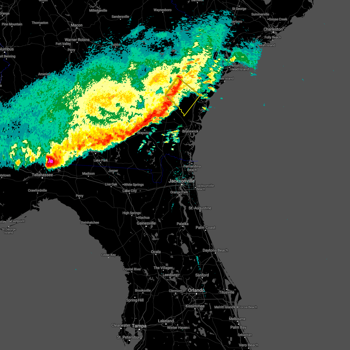Interactive Hail Maps Hail Map for Ludowici, GA