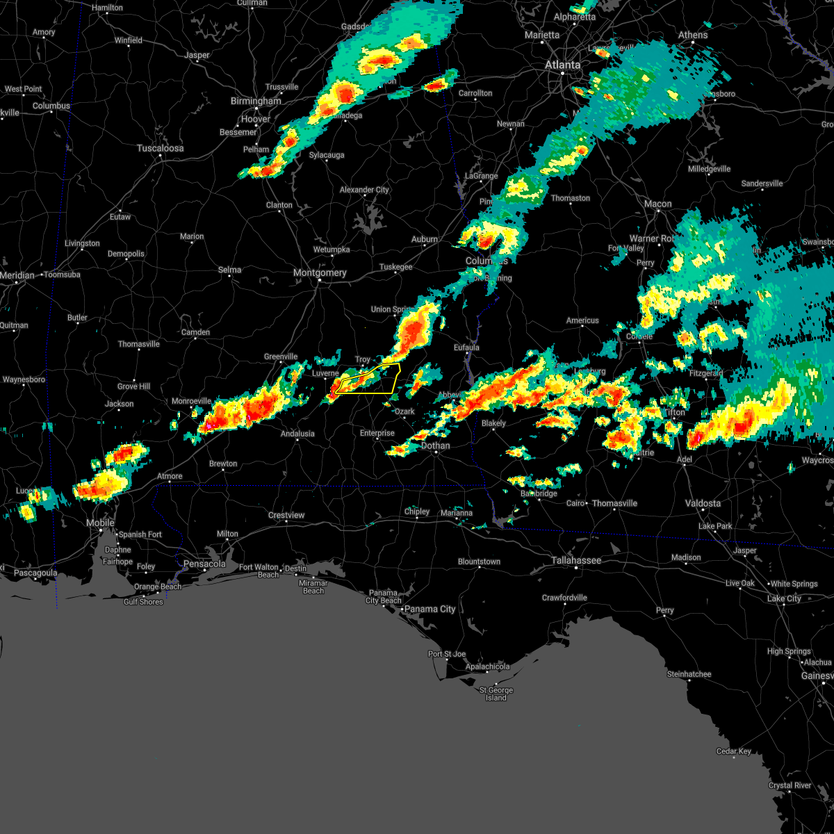 Interactive Hail Maps Hail Map for Goshen, AL