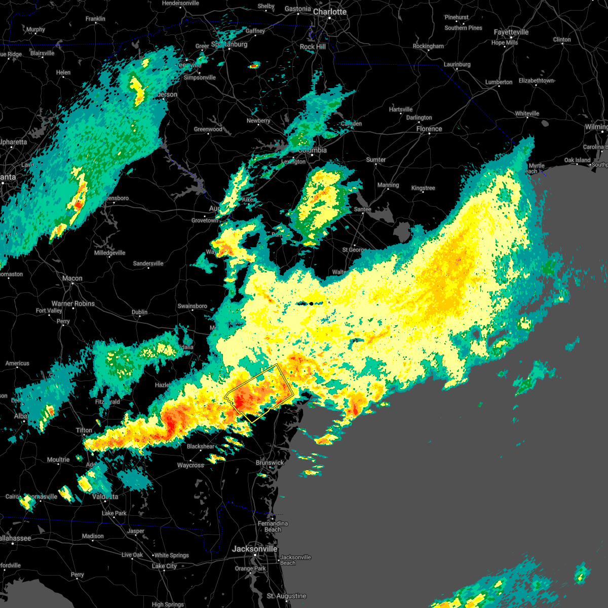 Interactive Hail Maps Hail Map for Midway, GA
