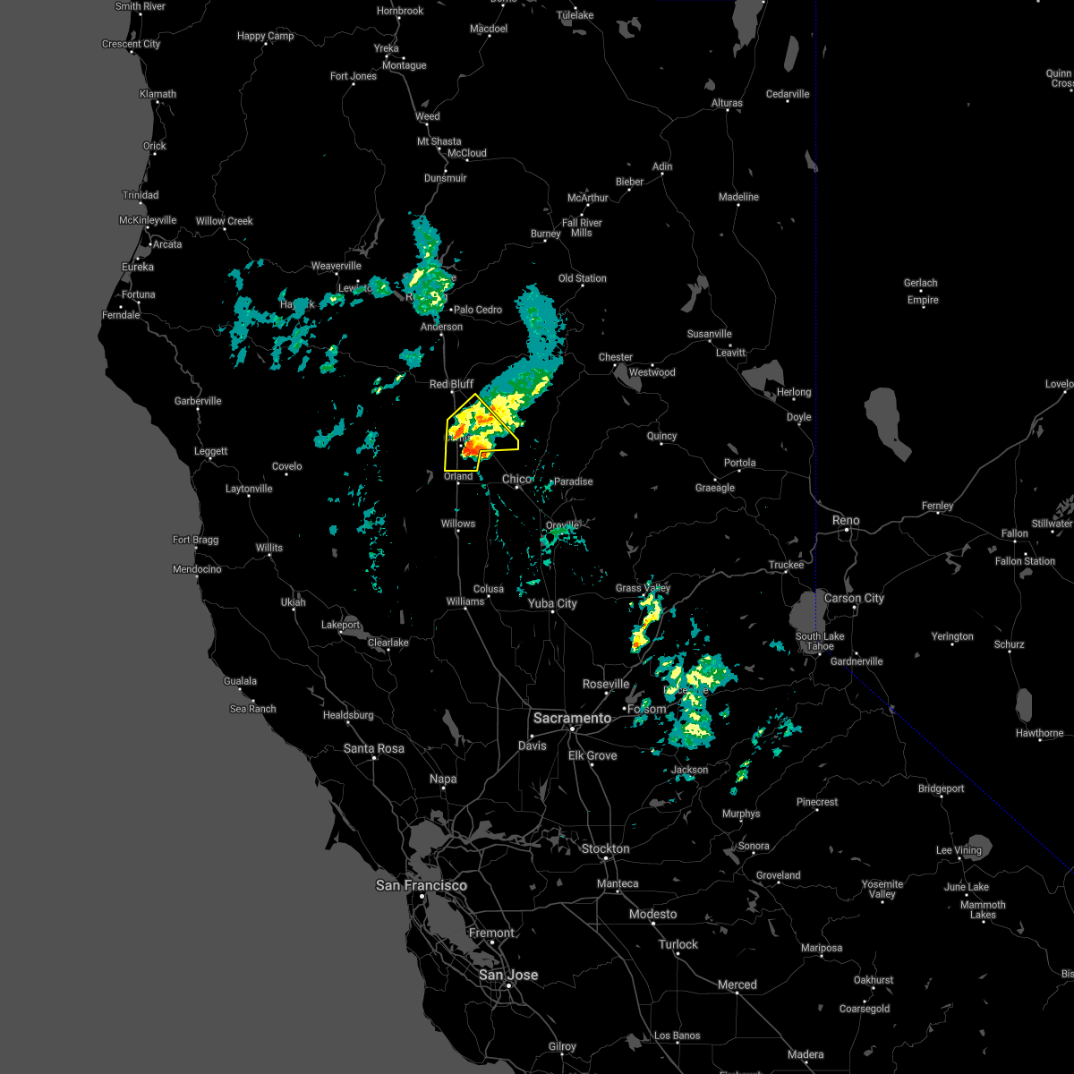Interactive Hail Maps Hail Map for Corning, CA