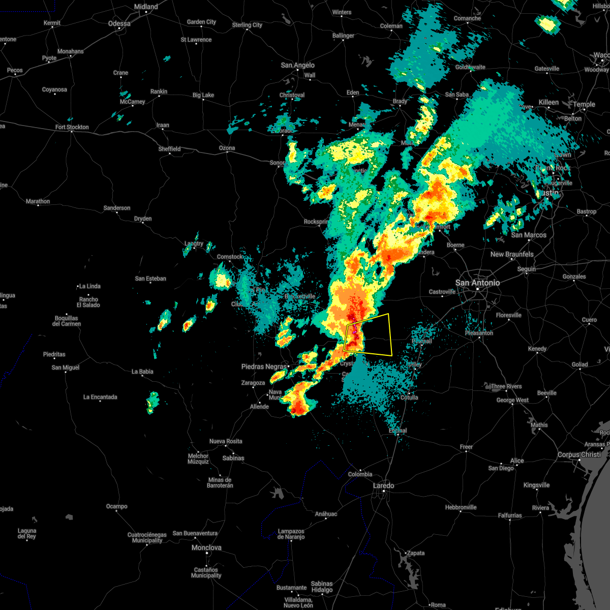 Interactive Hail Maps Hail Map for La Pryor, TX