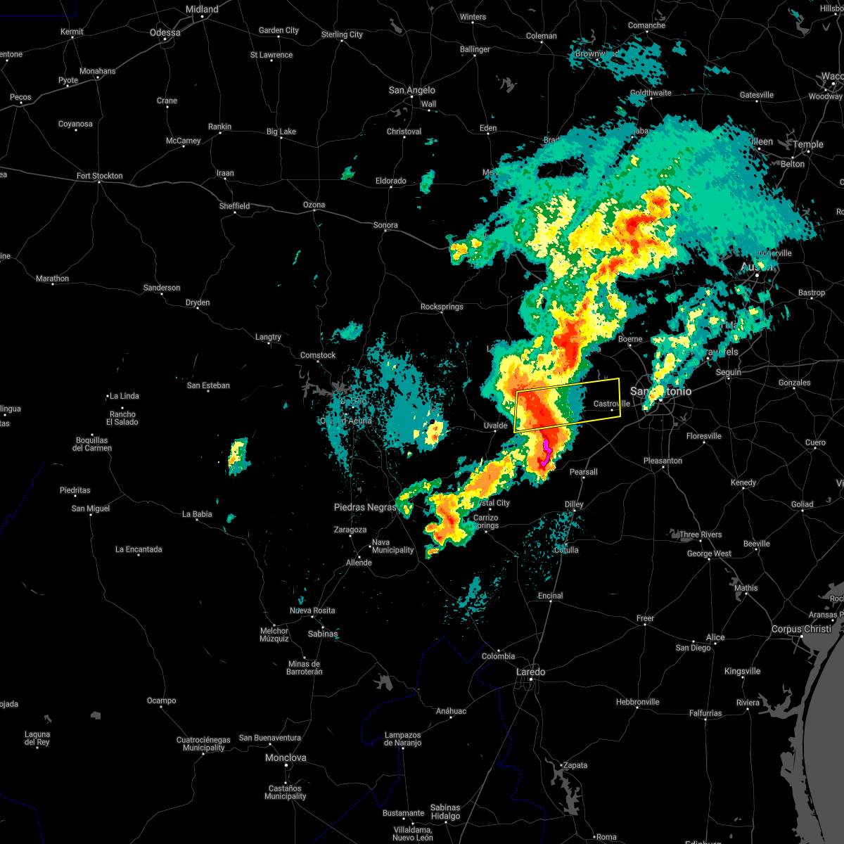 Interactive Hail Maps Hail Map for LaCoste, TX