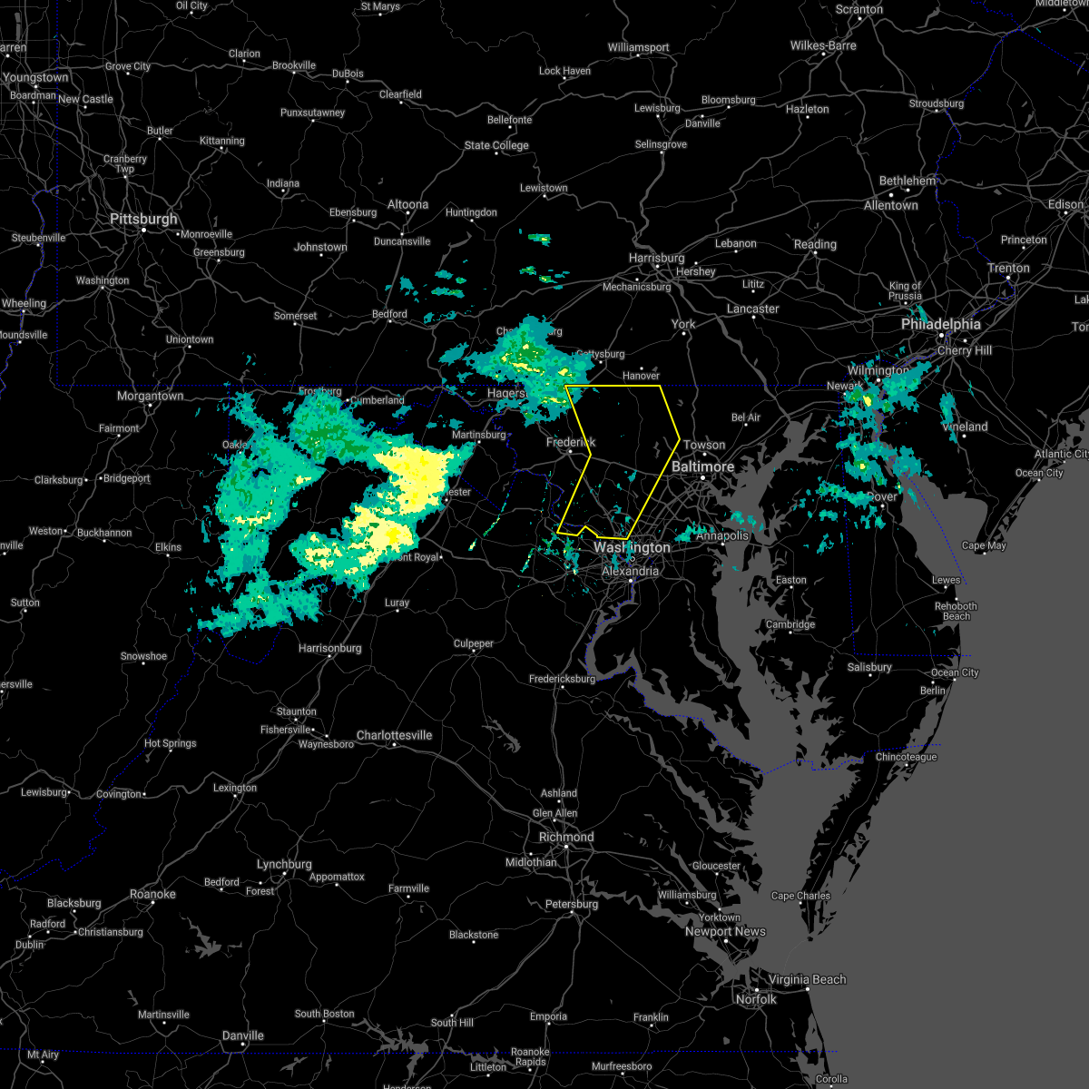 Interactive Hail Maps Hail Map for Union Bridge, MD