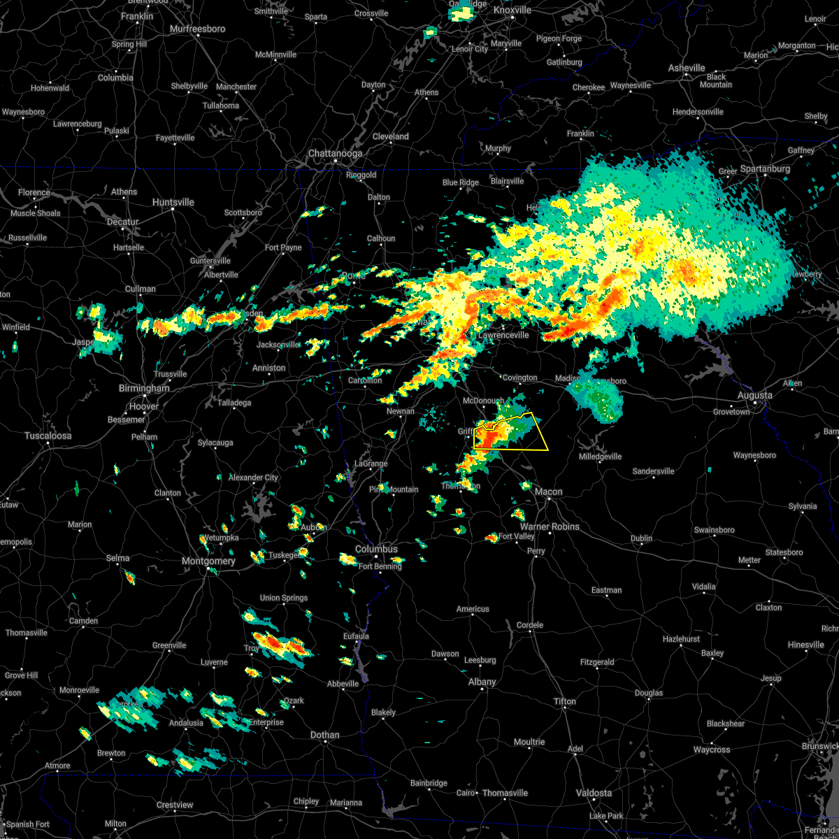Interactive Hail Maps Hail Map for Flovilla, GA