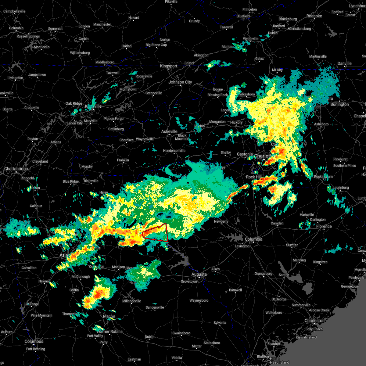 Interactive Hail Maps Hail Map for Lake Secession, SC