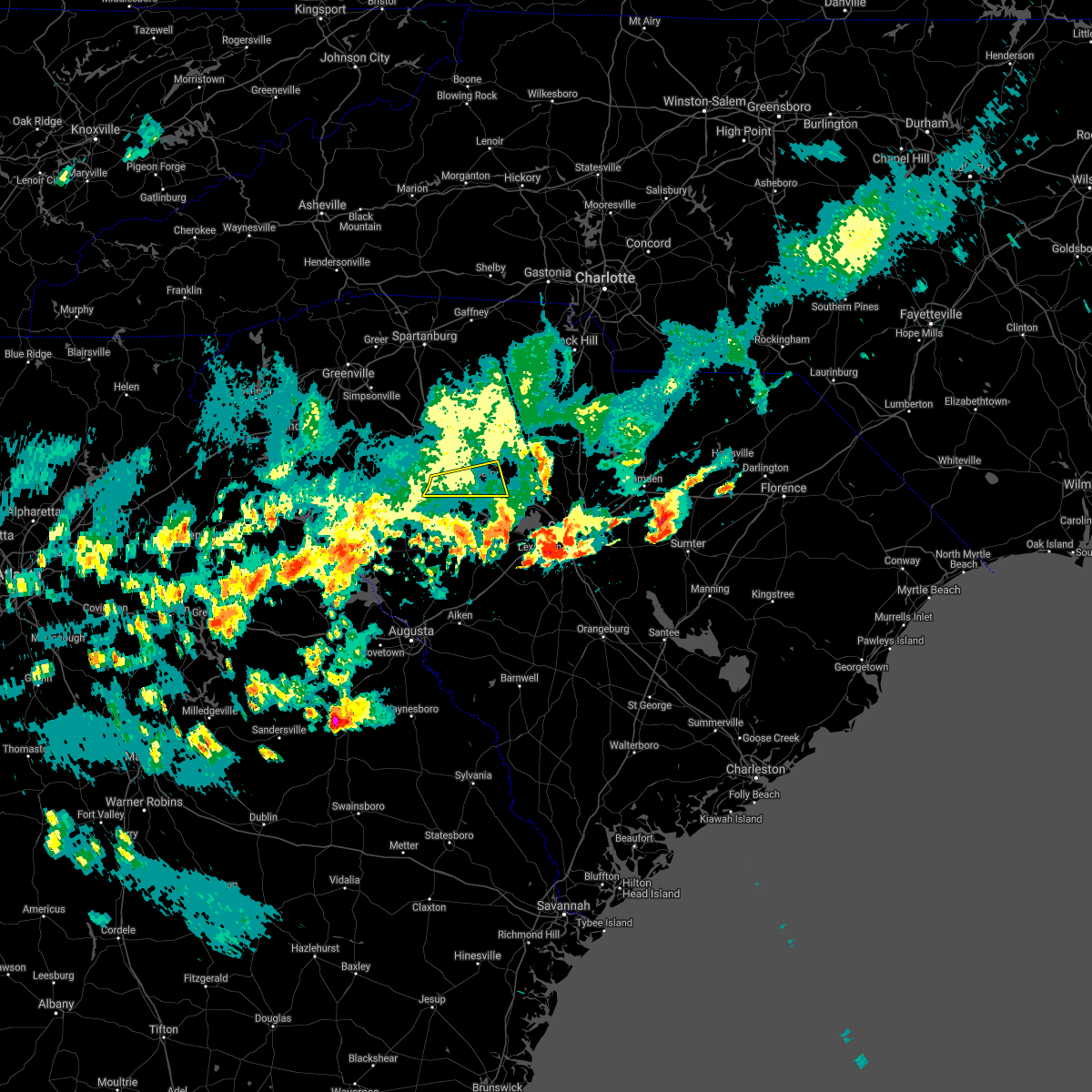 Interactive Hail Maps Hail Map for Prosperity, SC
