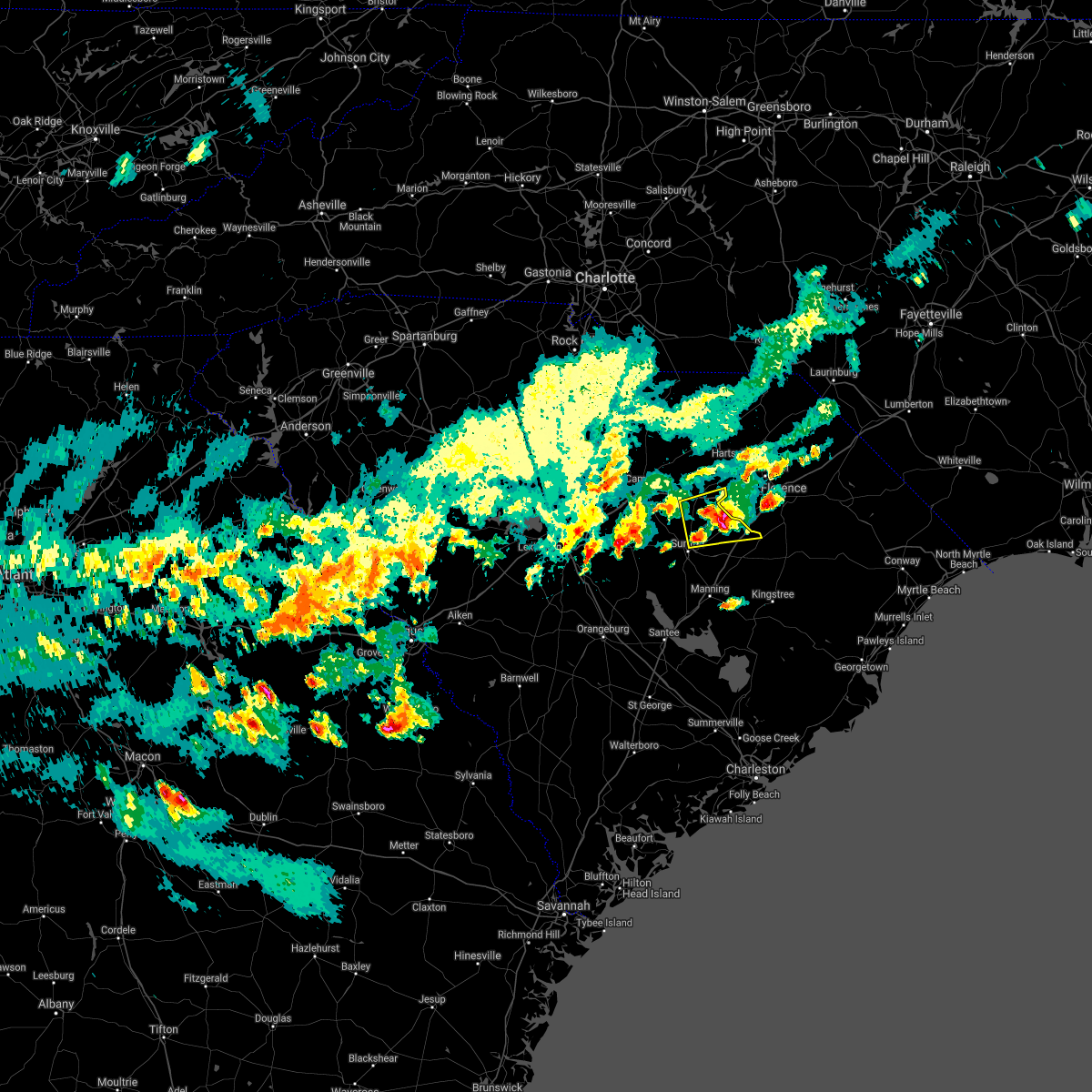 Interactive Hail Maps Hail Map for SC
