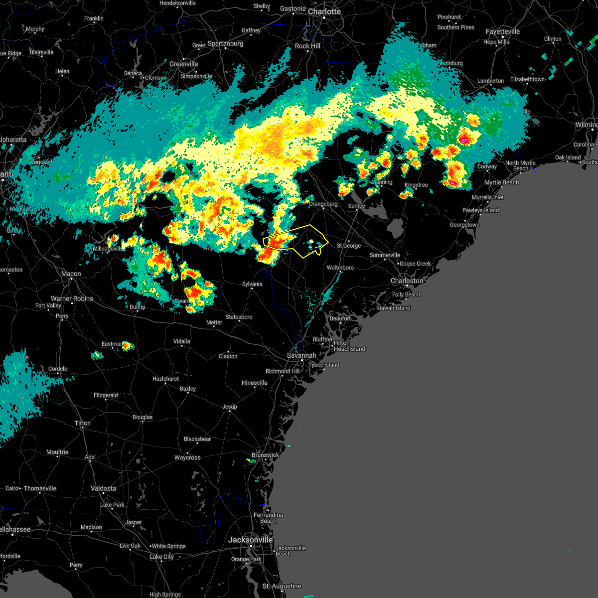Interactive Hail Maps Hail Map for Denmark, SC