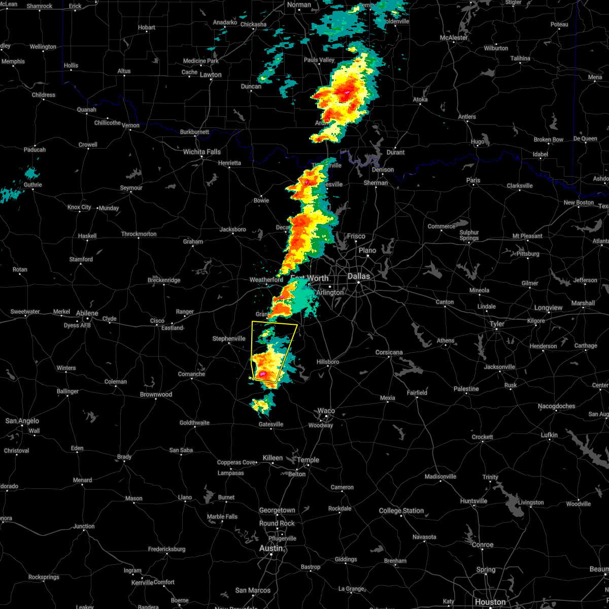 Interactive Hail Maps Hail Map for Pecan Plantation, TX