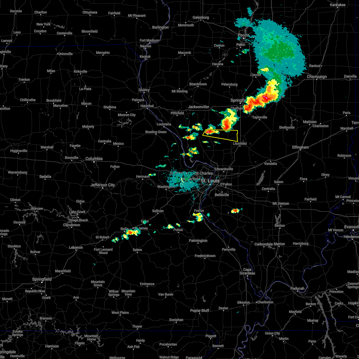 Hail Map for Hettick, IL Interactive Hail Maps