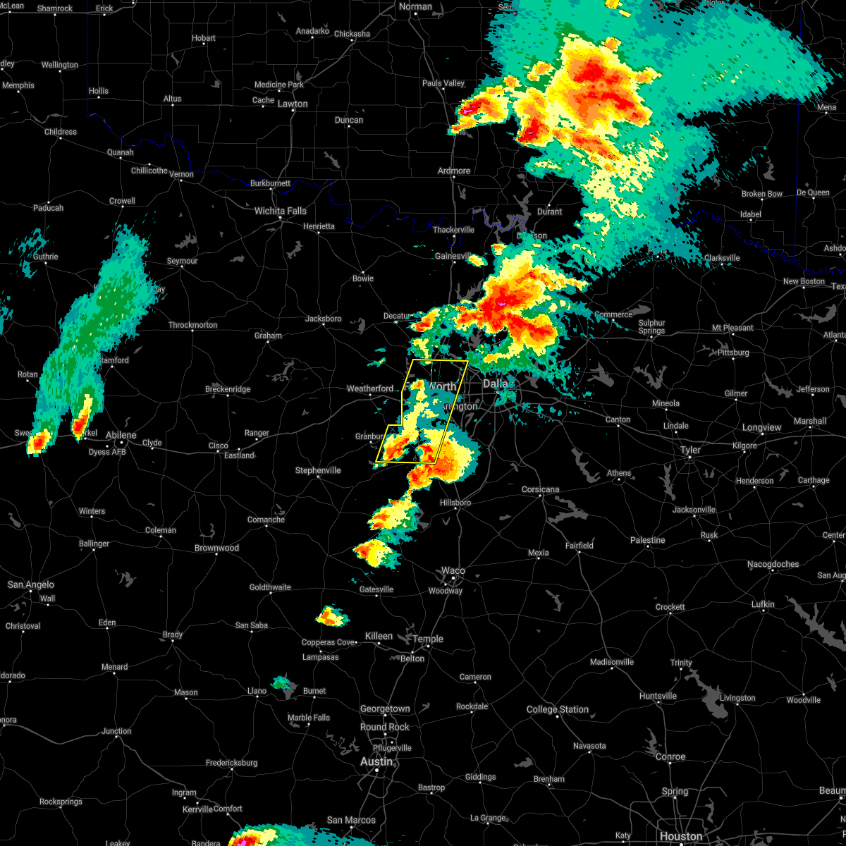 Interactive Hail Maps Hail Map for Bedford, TX