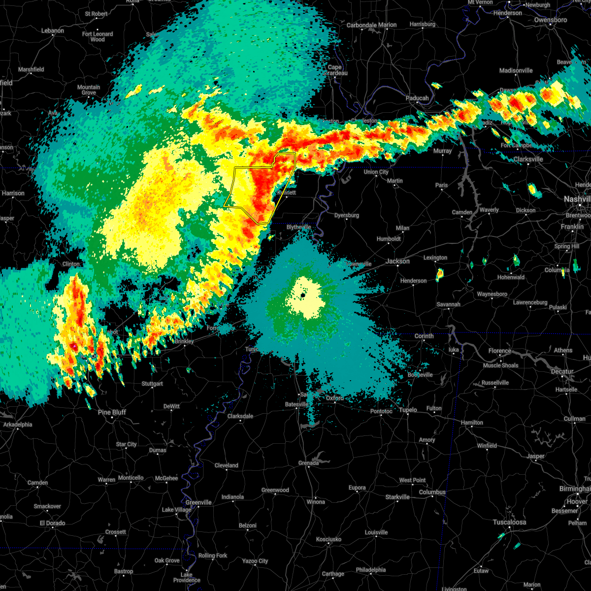 Interactive Hail Maps Hail Map for Knobel, AR
