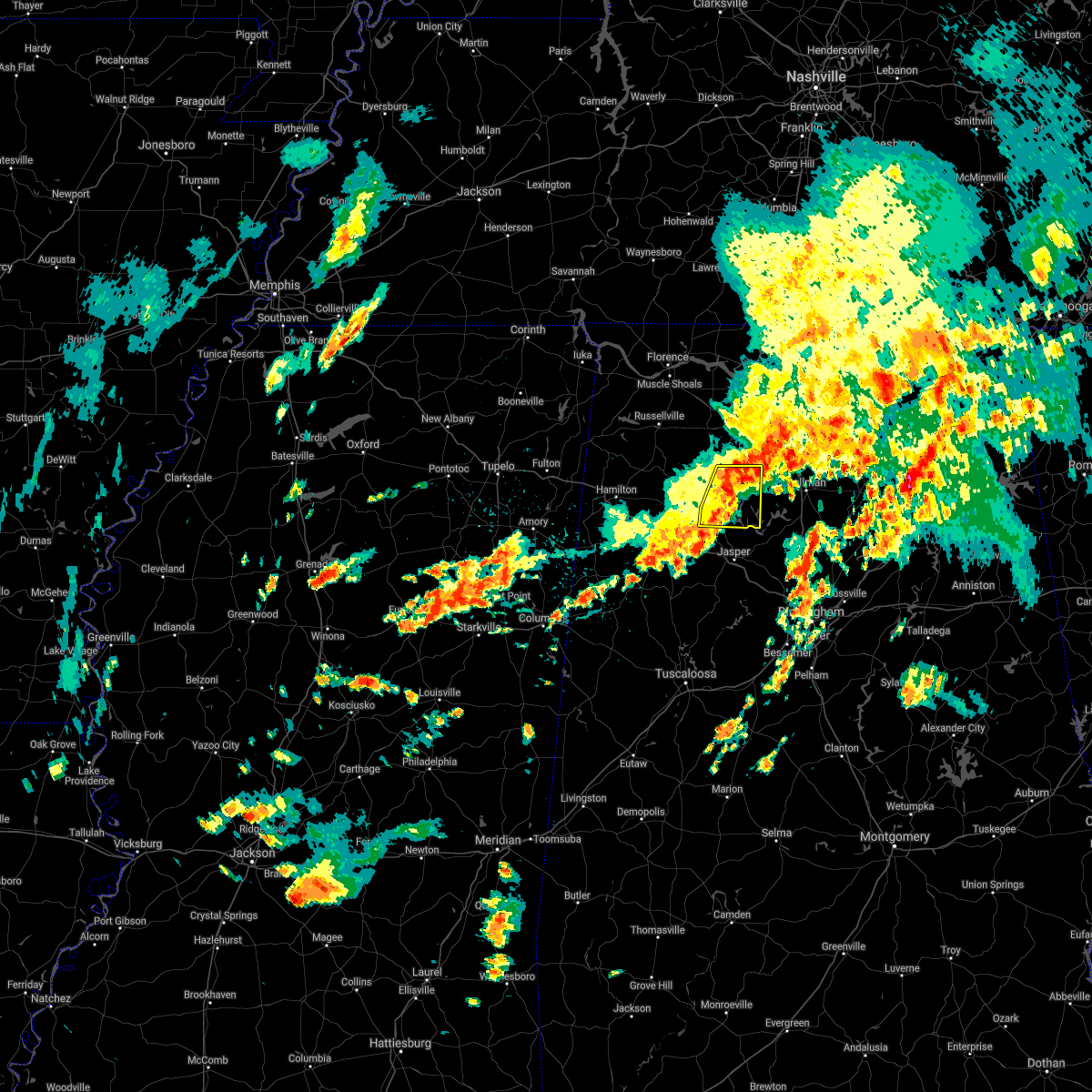 Interactive Hail Maps Hail Map for Addison, AL