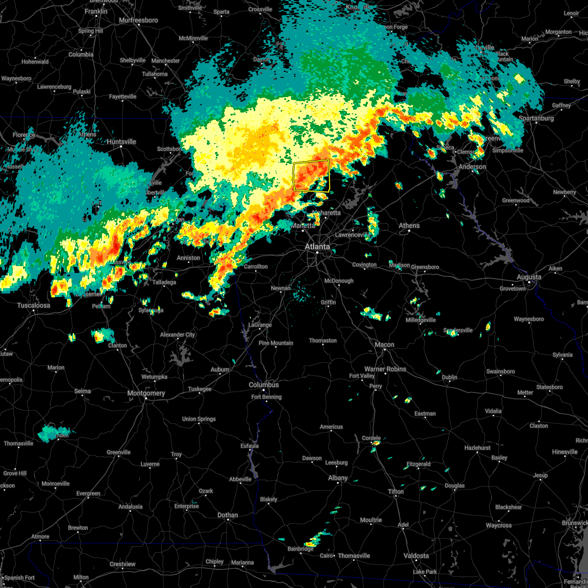 Interactive Hail Maps Hail Map for Waleska, GA