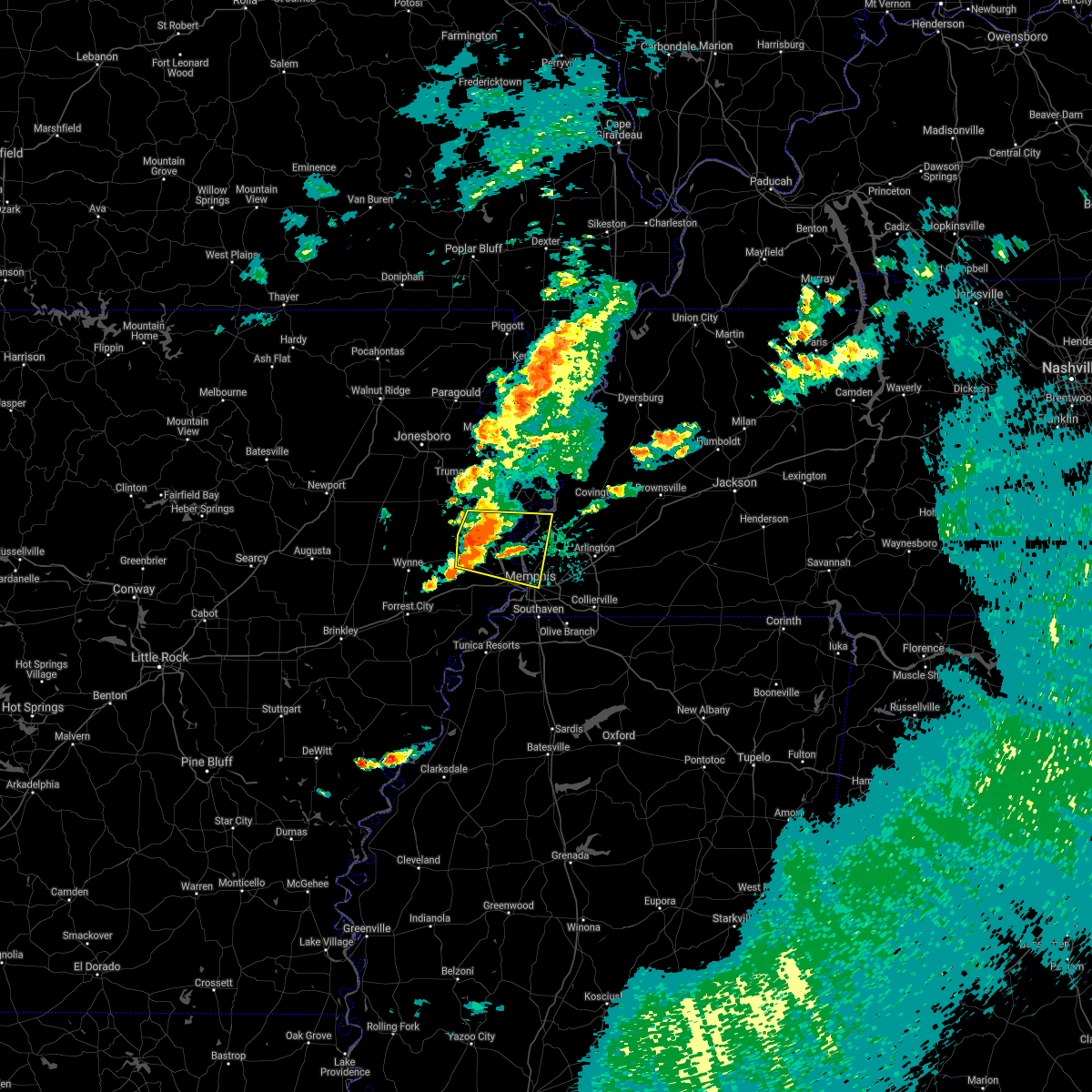 Interactive Hail Maps Hail Map for Memphis, TN